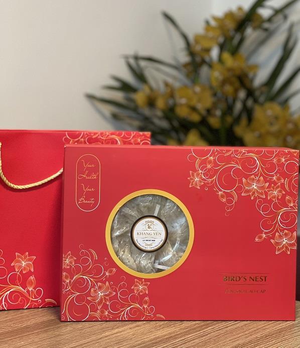 Tổ yến rút lông - Hộp quà bằng giấy